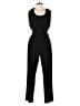 Bar III Solid Black Jumpsuit Size L - photo 1