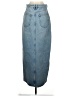 MNG Blue Denim Skirt Size S - photo 2
