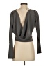 Zara Gray Long Sleeve Top Size S - photo 2
