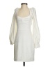 By Johnny 100% Polyester Ivory White Cocktail Dress Size 6 - photo 1