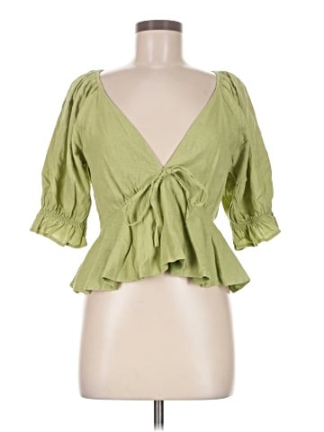 7 For All Mankind 3/4 Sleeve Blouse (view 1)