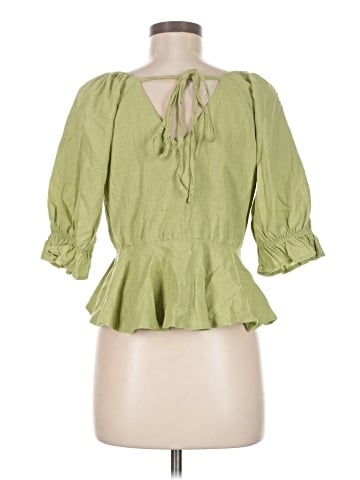 7 For All Mankind 3/4 Sleeve Blouse (view 2)