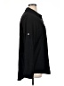Unbranded 100% Cotton Solid Black Long Sleeve Button-Down Shirt Size XL - photo 4
