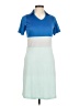 Onia Color Block Blue Casual Dress Size M - photo 1