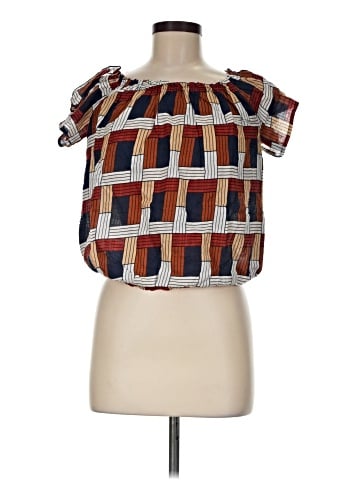 Blush Short Sleeve Blouse (view 1)