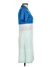 Onia Color Block Blue Casual Dress Size M - photo 4