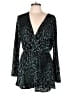Ecote Animal Print Green Romper Size L - photo 1