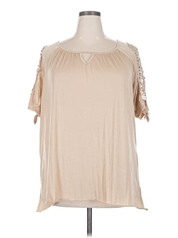 New York Laundry Short Sleeve Blouse (view 1)