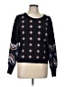 Talbots Print Black Pullover Sweater Size L - photo 1