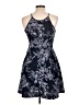 Soprano Paisley Blue Cocktail Dress Size L - photo 2