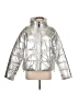 Assorted Brands 100% Polyamide Metallic Silver Snow Jacket Size 12 - photo 1