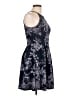 Soprano Paisley Blue Cocktail Dress Size L - photo 4