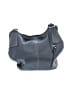 Firenze 100% Leather Solid Blue Leather Hobo One size - photo 3