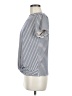Assorted Brands Stripes Silver Short Sleeve Turtleneck Size M - photo 5