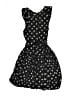 Assorted Brands 100% Viscose Hearts Black Dress Size 14 - photo 2