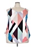 Torrid Color Block Pink Sleeveless Blouse Size 3X Plus (3) - photo 1