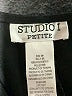 Studio 1 100% Polyester Solid Black Casual Dress Size 8 Petite - photo 7