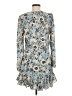 Veronica Beard 100% Silk Paisley Blue Casual Dress Size 8 - photo 2