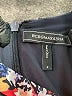 BCBGMAXAZRIA 100% Polyester Floral Blue Cocktail Dress Size 4 - photo 6