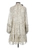 Express 100% Polyester Animal Print Ivory Casual Dress Size XS - photo 2