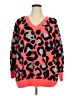 Torrid Animal Print Red Pullover Sweater Size 2X Plus (2) - photo 1