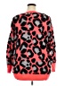 Torrid Animal Print Red Pullover Sweater Size 2X Plus (2) - photo 2