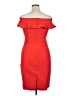 Eliza J Solid Red Cocktail Dress Size 12 - photo 2