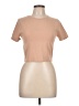 Zara Tan Short Sleeve Top Size L - photo 1