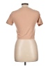Zara Tan Short Sleeve Top Size L - photo 2