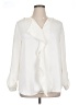 Chico's 100% Polyester Ivory Long Sleeve Blouse Size XL (3) - photo 1