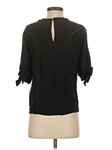 The Kooples 3/4 Sleeve Silk Top (view 2)