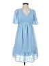 Jodifl 100% Polyester Blue Casual Dress Size S - photo 1