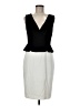 Ann Taylor Color Block Gray Cocktail Dress Size 6 - photo 1