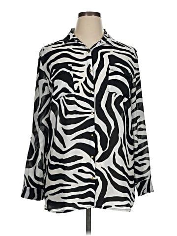 Jaclyn Smith Long Sleeve Blouse (view 1)