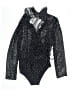 Zara Polka Dots Black Teal Bodysuit Size S - photo 1