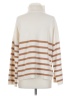 FRAME Stripes Ivory Turtleneck Sweater Size XS - photo 2