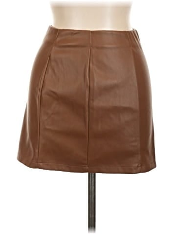 Robertson & Rodeo Faux Leather Skirt (view 1)