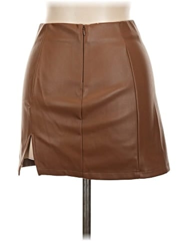 Robertson & Rodeo Faux Leather Skirt (view 2)