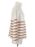 FRAME Stripes Ivory Turtleneck Sweater Size XS - photo 4