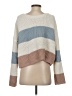 Jun & Ivy 100% Polyester Color Block Tan Pullover Sweater Size S - photo 2