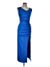 Unbranded 100% Polyester Blue Cocktail Dress Size L - photo 1