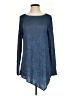 W by Worth Blue Long Sleeve Blouse Size S - photo 1
