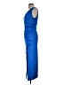 Unbranded 100% Polyester Blue Cocktail Dress Size L - photo 5
