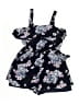 Justice Floral Blue Dress Size 10 - photo 1