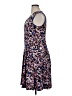 J.Crew 100% Silk Floral Blue Cocktail Dress Size 14 - photo 5