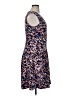 J.Crew 100% Silk Floral Blue Cocktail Dress Size 14 - photo 4