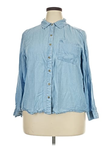 Style&Co Long Sleeve Button-Down Shirt (view 1)