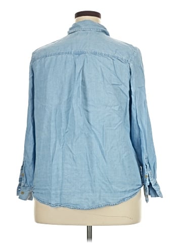 Style&Co Long Sleeve Button-Down Shirt (view 2)