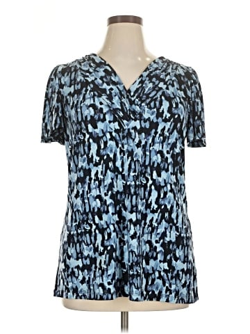 Just My Size Short Sleeve Blouse (view 1)