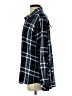 NSR 100% Rayon Plaid Blue Long Sleeve Button-Down Shirt Size S - photo 5